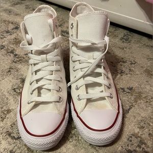 White converse sneakers women size 9.5